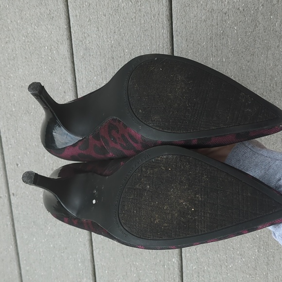 Rampage Animal Print Mesh Overlay 4in Heels - Picture 11 of 11